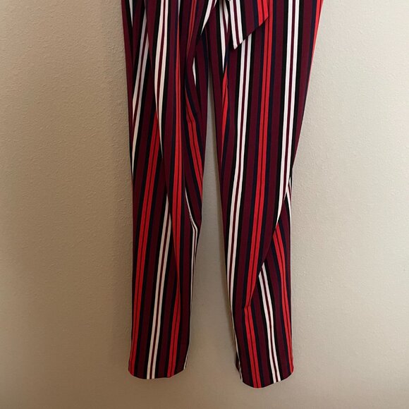 Express, Size XS, Striped Jumpsuit with Matching Belt and Pockets. - Picture 12 of 12